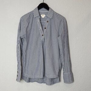 Maeve Striped Button-Up Women’s  Shirt size M